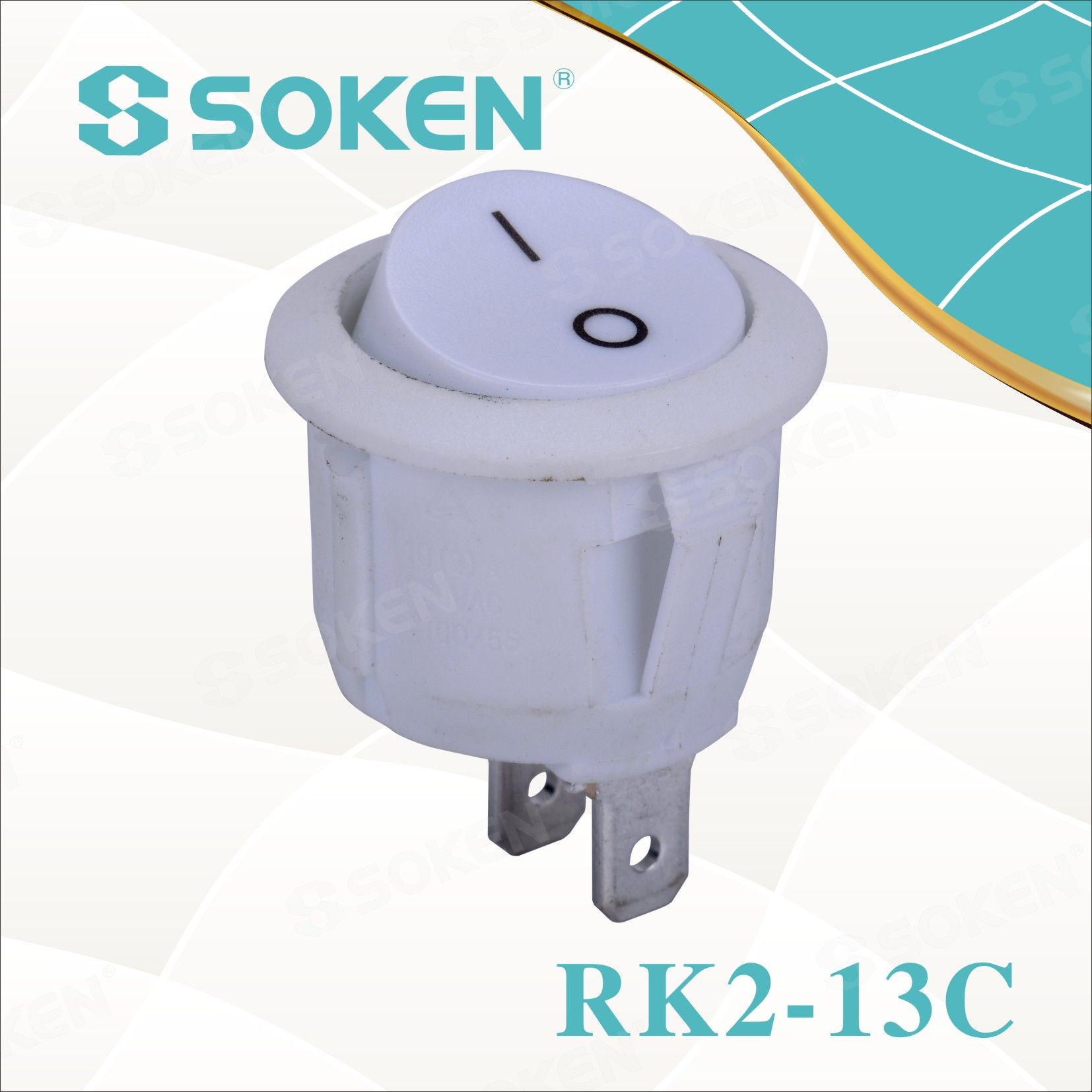 Soken Rk2-13c Round Rocker Switch