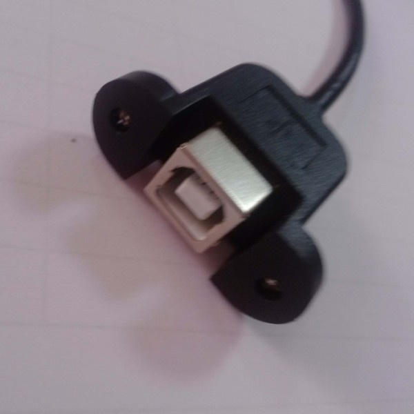 Panel Mount USB Printer Cable Bm Bf