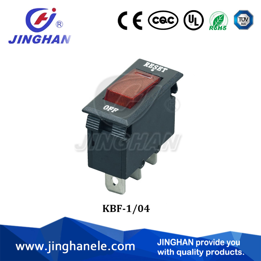 Jinghan Kbf-104 Black/White DC Mini Circuit Breaker Switch