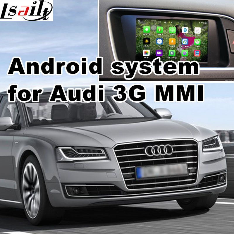 Android GPS Navigation System Box for Audi A8 3G Mmi Video Interface