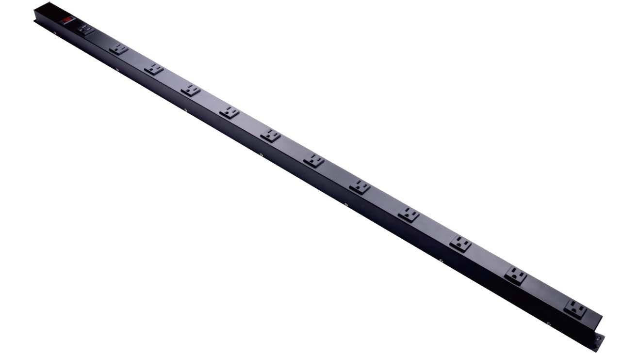 12 Outlets Surge Protector Power Strip with ETL/cETL Approval, Metal Housing--90j