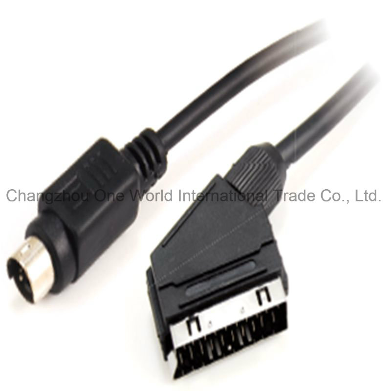 Scart Plug - S-Video Plug Cable