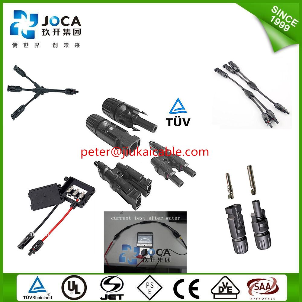 Waterproof TUV Approved Power Solar MC4 Connector