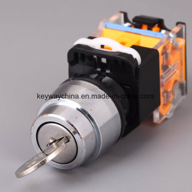 Keyway Keylock Push Button Switch (LA118M series)