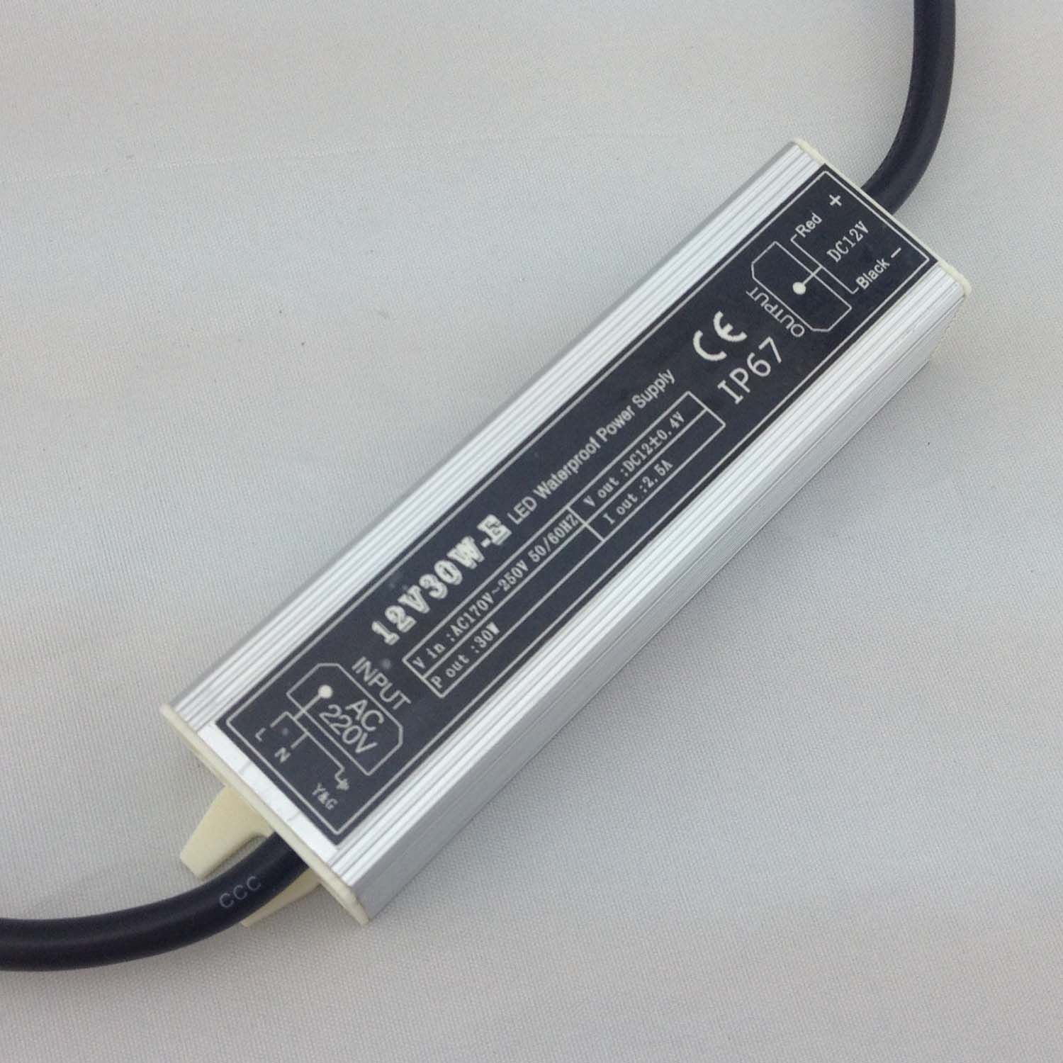 12V 30W Waterproof Constant Voltage LED Power Supply with Ce RoHS