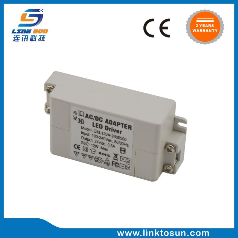 12W 24V 0.5A Slim Indoor LED Driver for Light Box