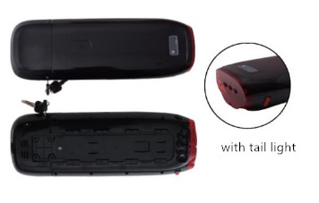 36V Lithium Battery Pack Rechargeable Battery Down Mounted for Electric Bicycle