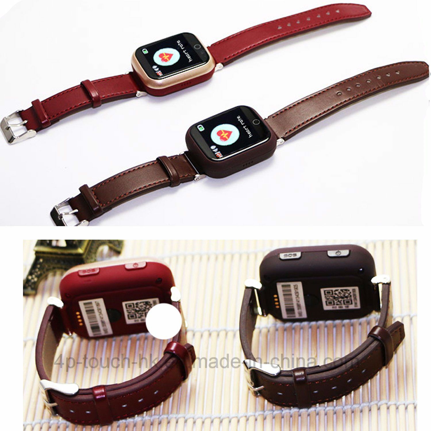 GPS Tracker Watch for Adult with Heart Rate Monitor D28