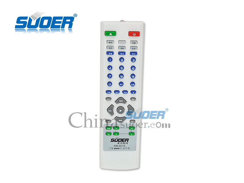Suoer Factory Price Univeasal DVD Remote Control (RM-801S)