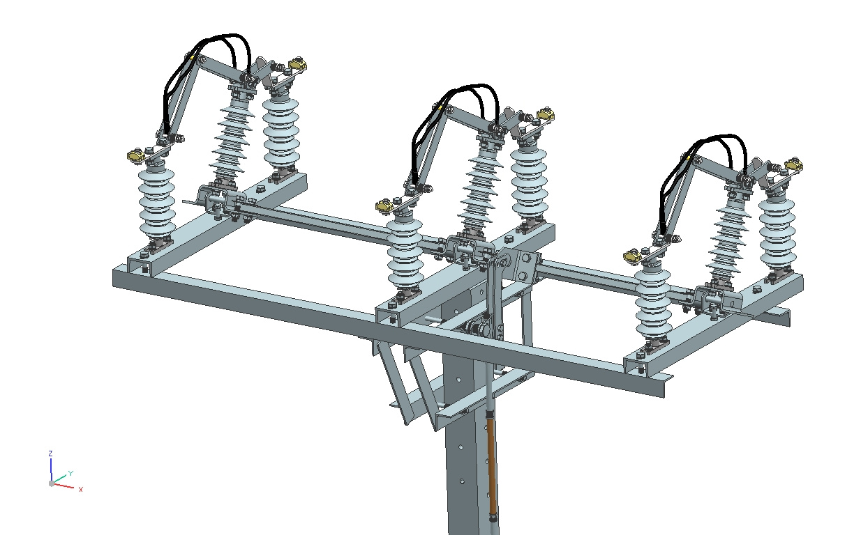 High -Voltage Isolate Switch 12kv 400A