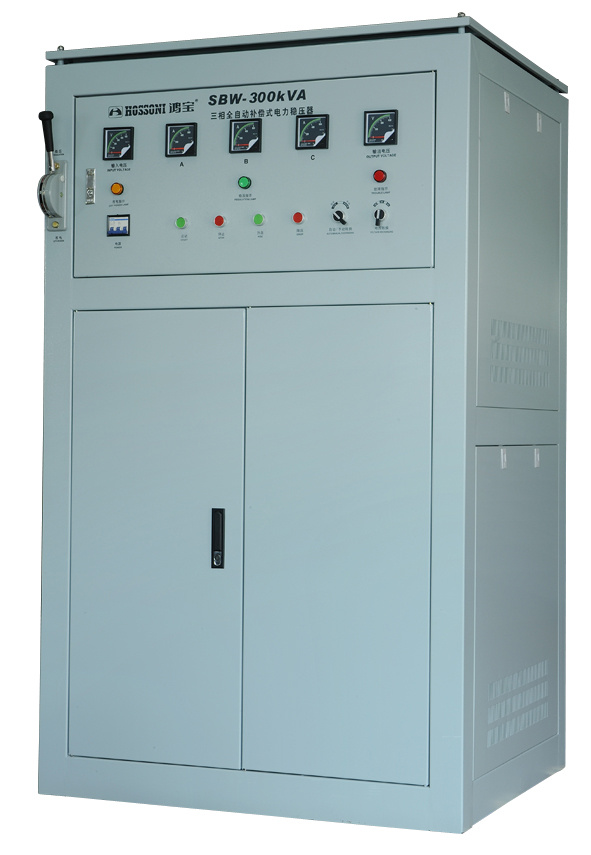 Three-Phase Full-Automatic Compensated Voltage Stabilizer (SBW) 300k
