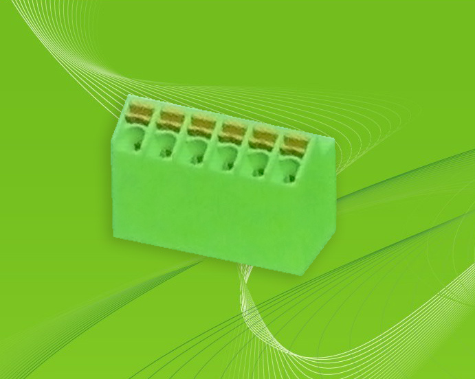 PCB Screwless Terminal Block with Self Extinguishing Material