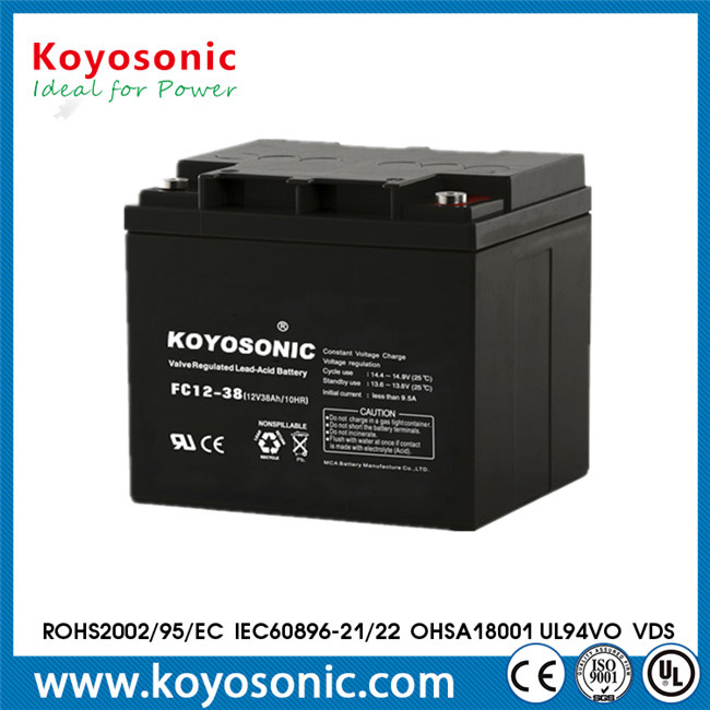 Electric Mobility Scooter 12V 38ah Valve Regulated Battery Global Use