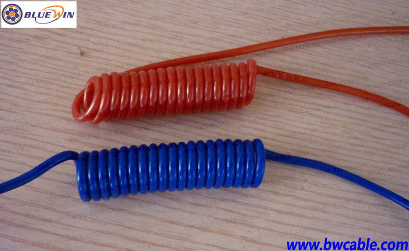 Electrical Spiral Cable TPE PU Insulated