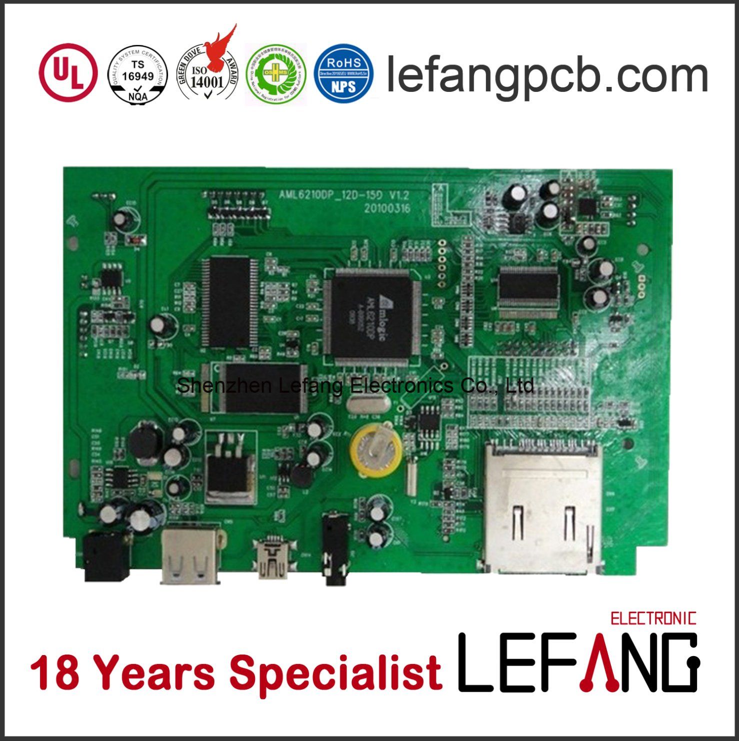 Prototype PCB Board Assembly with Full Turnkey PCBA Service