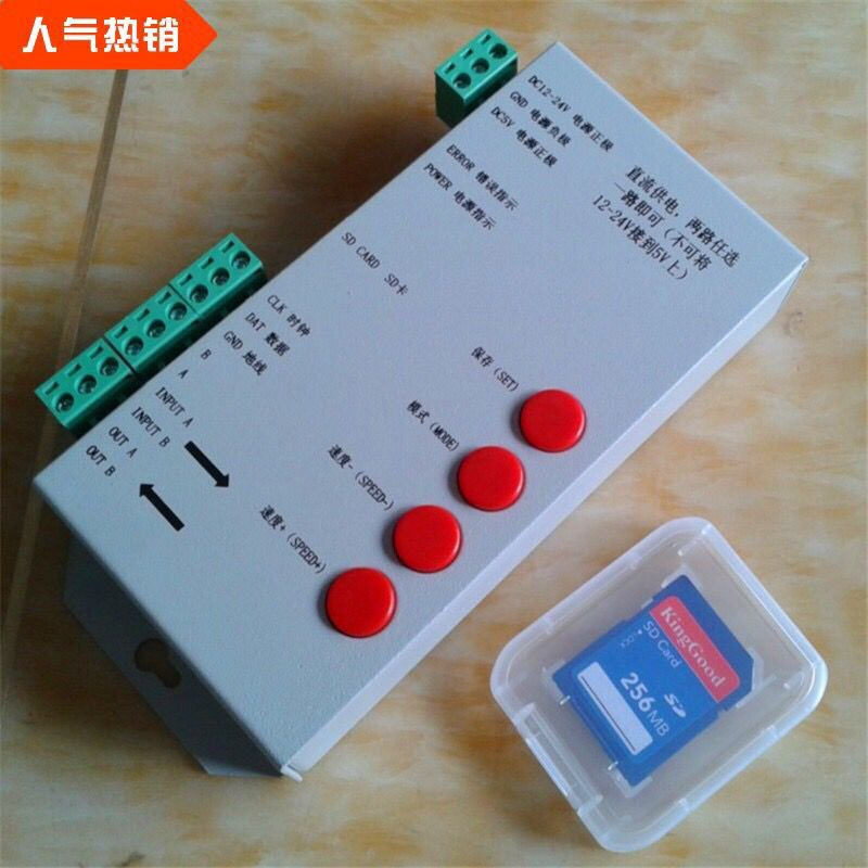 Ws2812b Ws2811 LED Strip Lighting T1000s SD Card LED Controller