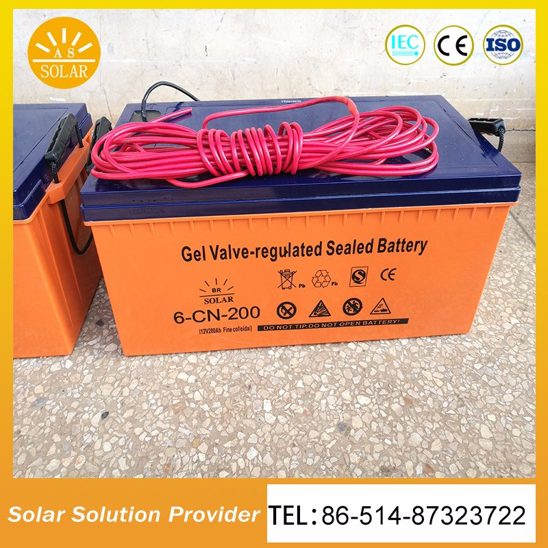 High Quality Deep Cycle 12V200ah Solar Battery