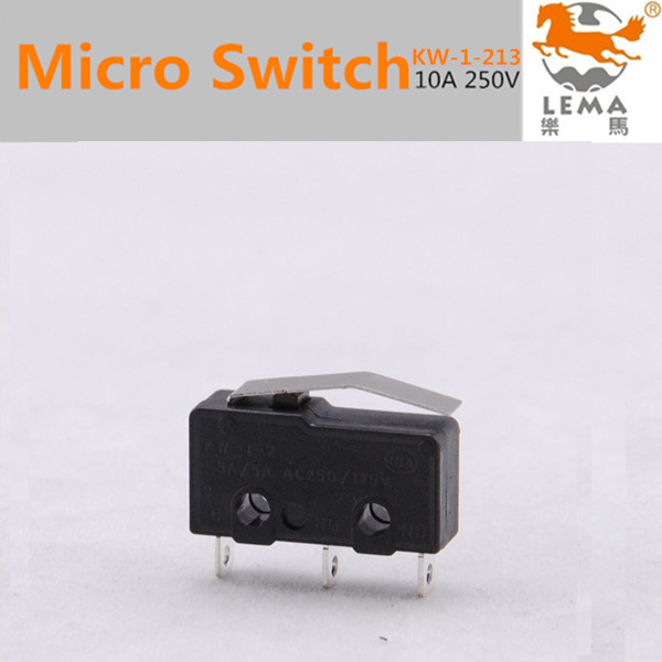 3A 250VAC Electric Tiny Micro Switch Kw-1-213