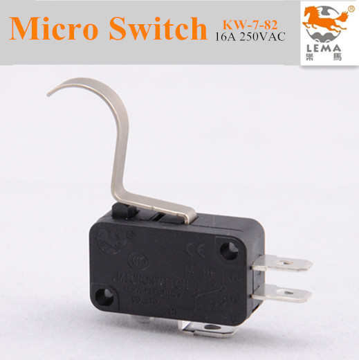 T85 16A 250V UL VDE CE Micro Switch Kw-7-82