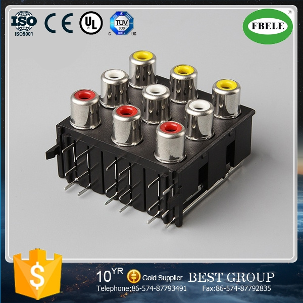 Professional Supply RCA Pin Jack Series AV Socket