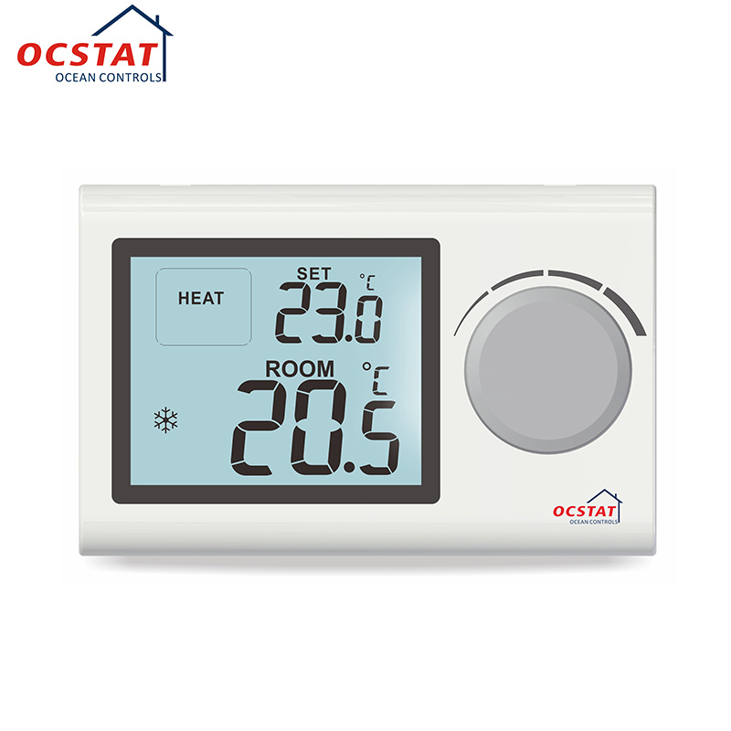 230V Digital Floor Heating Room Thermostat for Water Heating