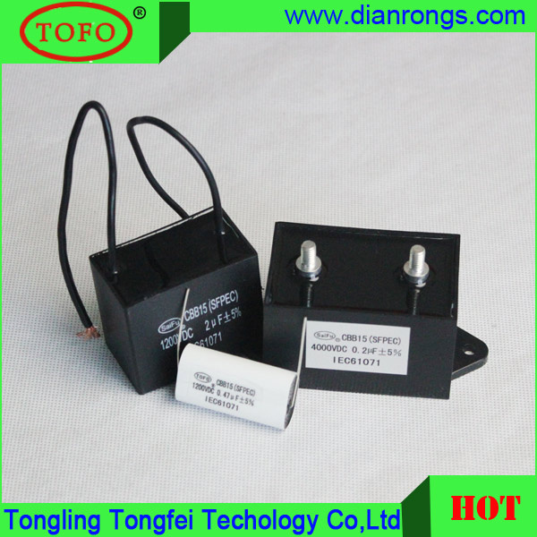 Square Capacitor Cbb15 Round Capacitor Cbb16