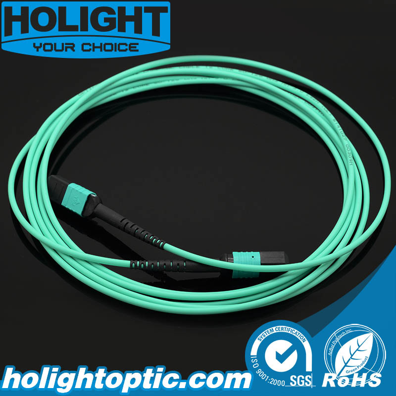 MPO to MPO Om3 Fiber Optic Patch Cable
