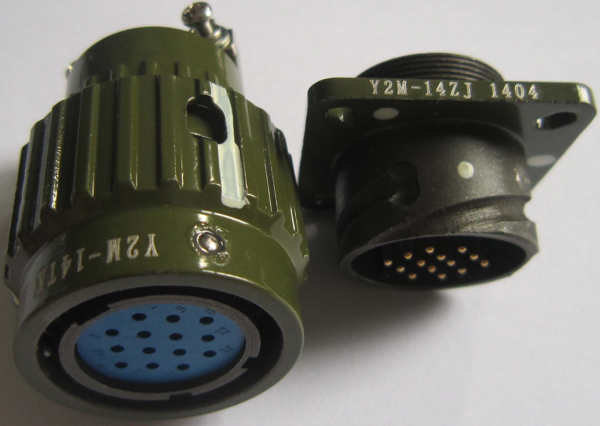 Y2m 14 Pins Cheap Cost Circular Connectors