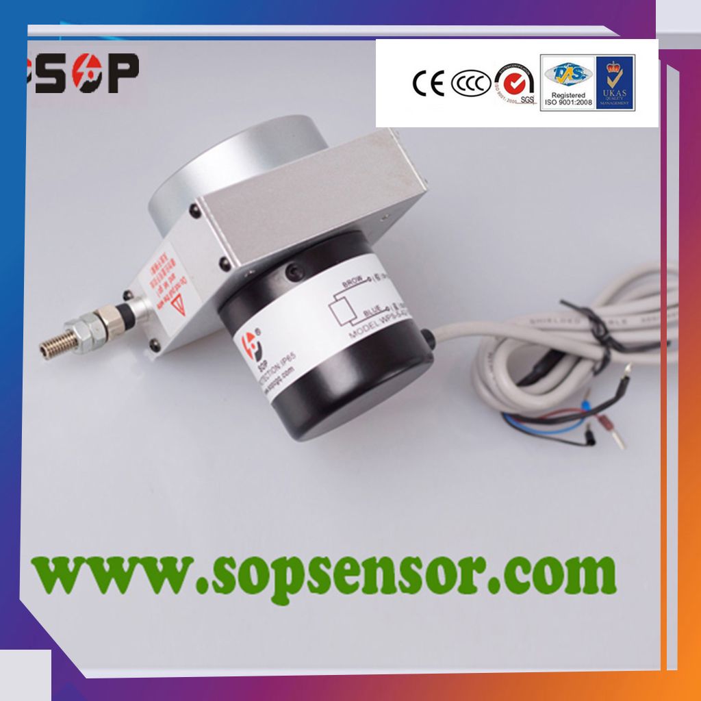 Electronic Pull Rope Linear Ruler Sensor for Hydraulic Machinery