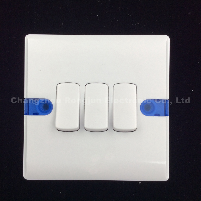 3 Gang 1way or 2way Bakelite Copper Wall Switch (E2531)