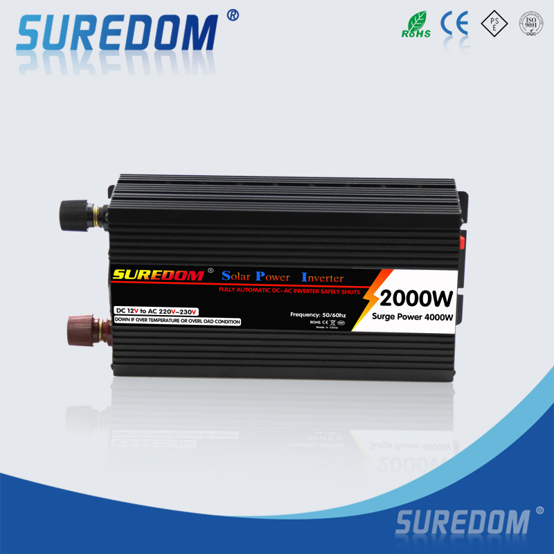 12V 220V 2000W Power Inverter DC to AC High Capacity Solar Inverter Peak 4000W off Grid Inverter
