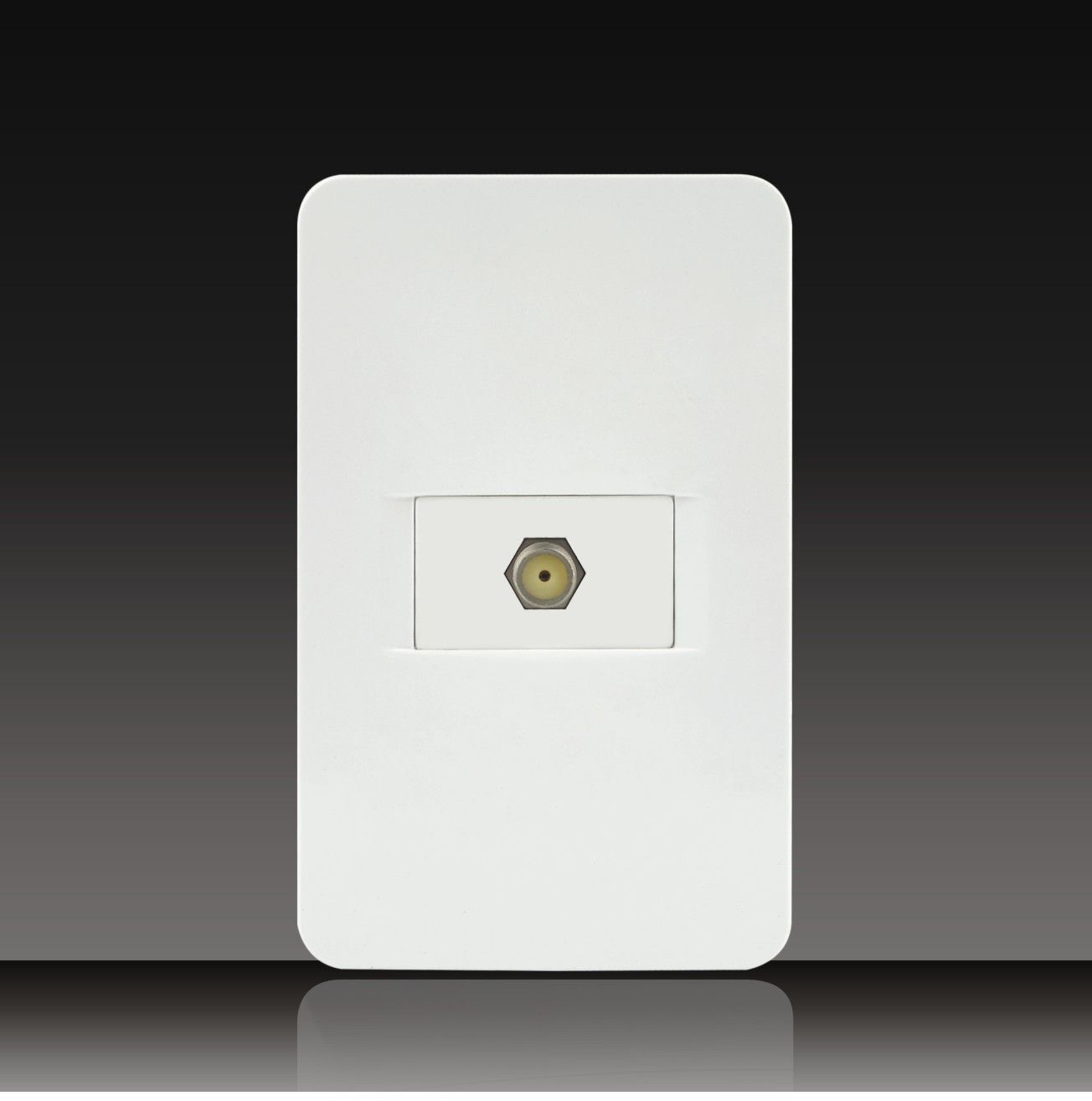 White Wall Satellite Socket (LGL-11-28)