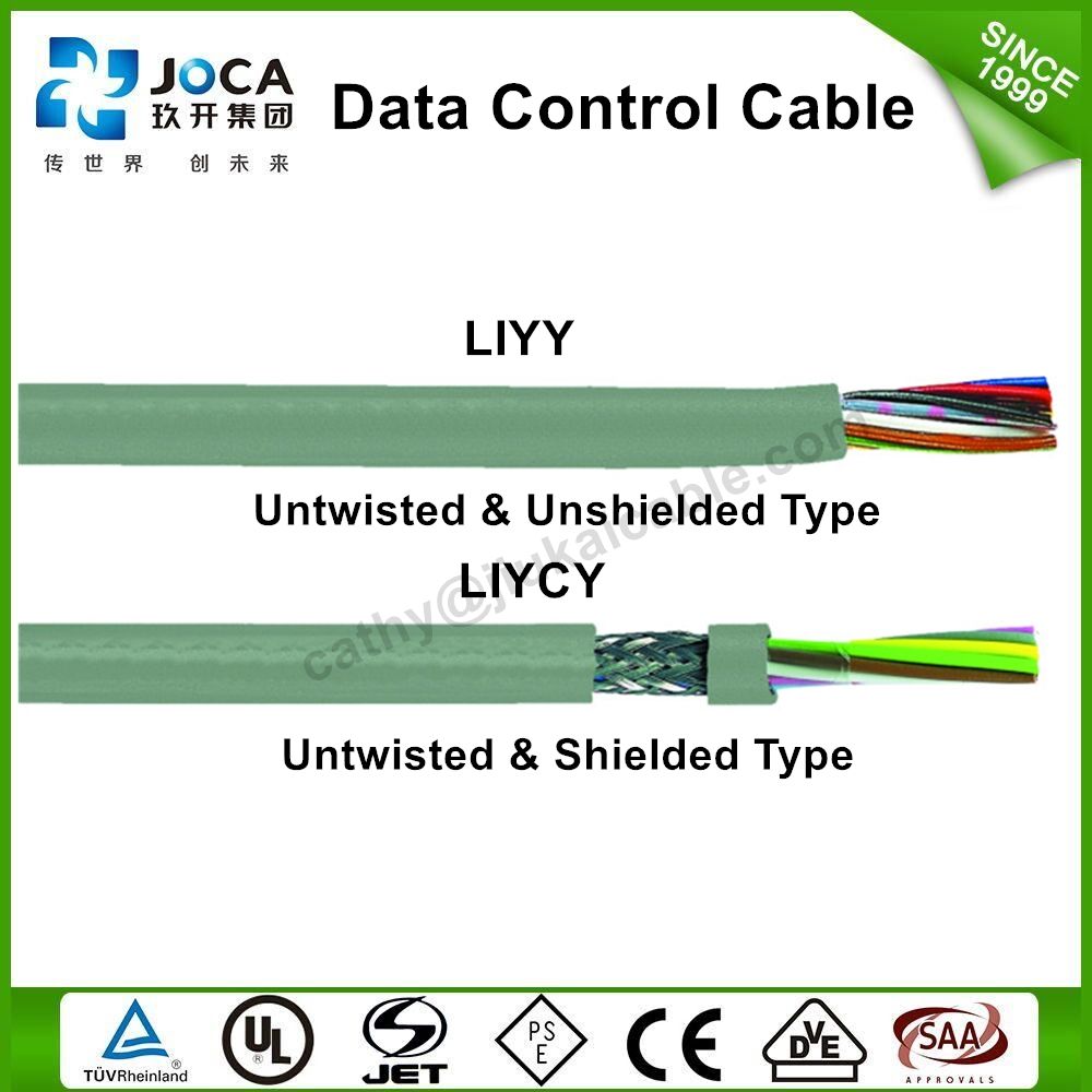 Ce Standards Flexible 0.25mm PVC Multi-Conductor Data Transmission Cable
