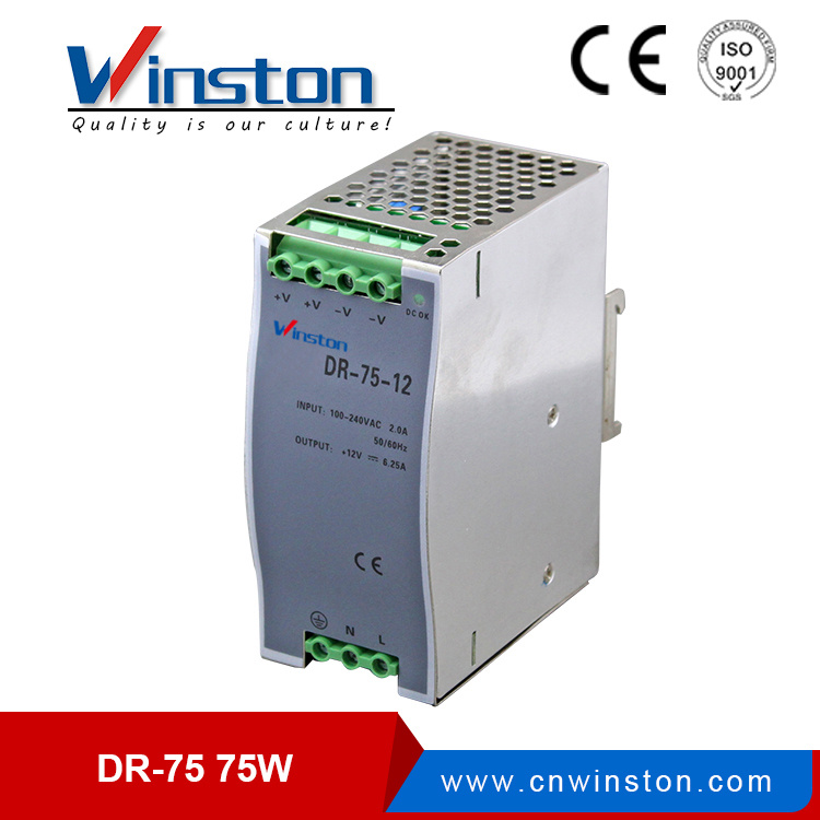 DIN Rail Switching Power Supply with CE (DR-75 75W)