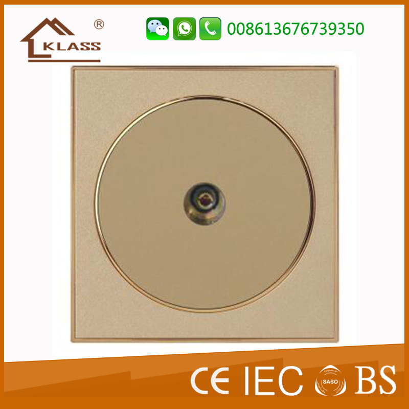Hot Sale 1 in 1 out TV Wall Socket