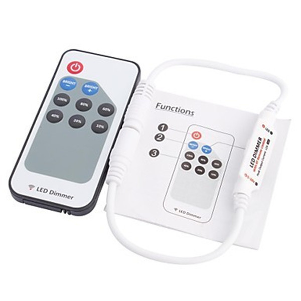 Mini PWM 433.92MHz DC12V~24V 12A LED Dimmer Switch Controller
