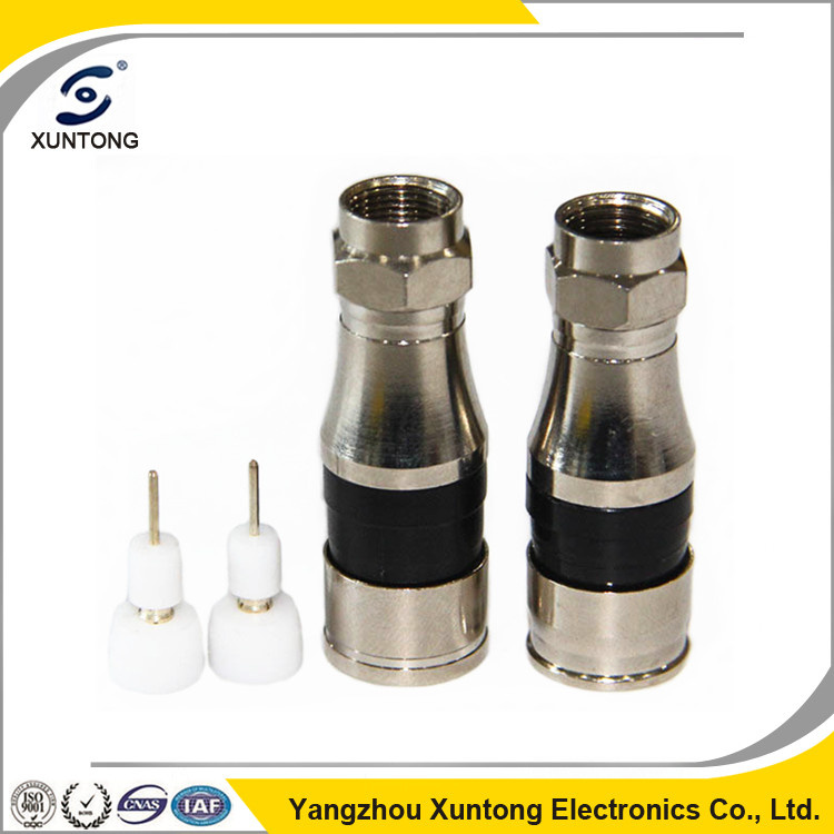 Rg11 Coaxial Cable F Compression Waterproof Connector