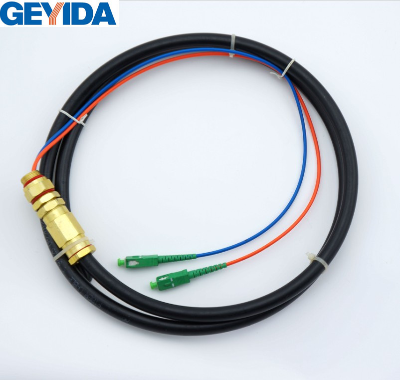 Sc/APC Duplex Waterproof Pigtail Optical Patch Cord