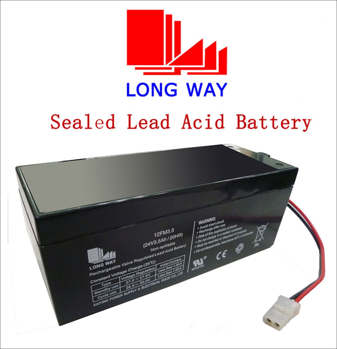 24V3.5ah Rechargeable Sealed Lead Acid UPS Battery