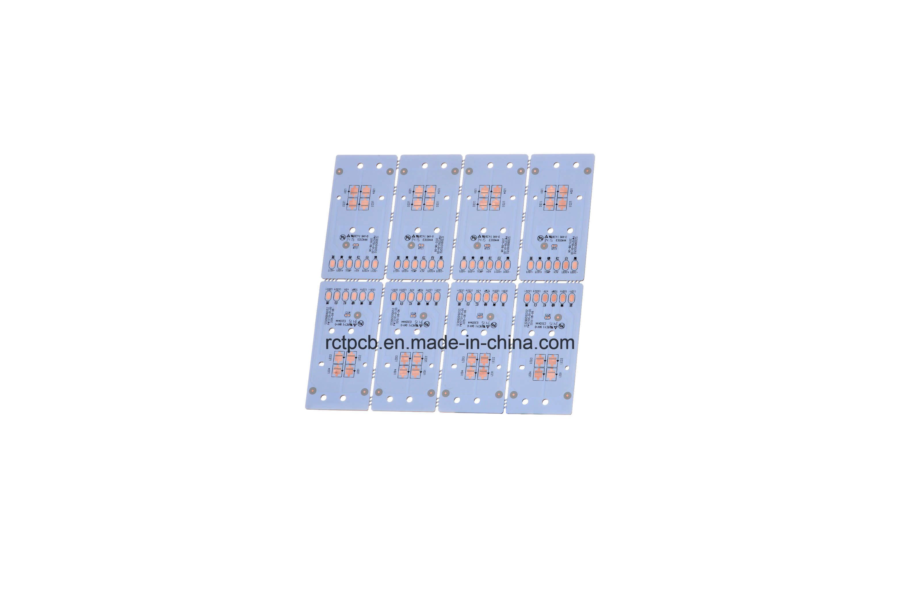 Single Sided Rigid PCB with White Solder Mask