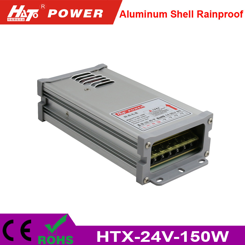 24V 6A Rainproof LED Power Supply with Ce RoHS Htx-Series