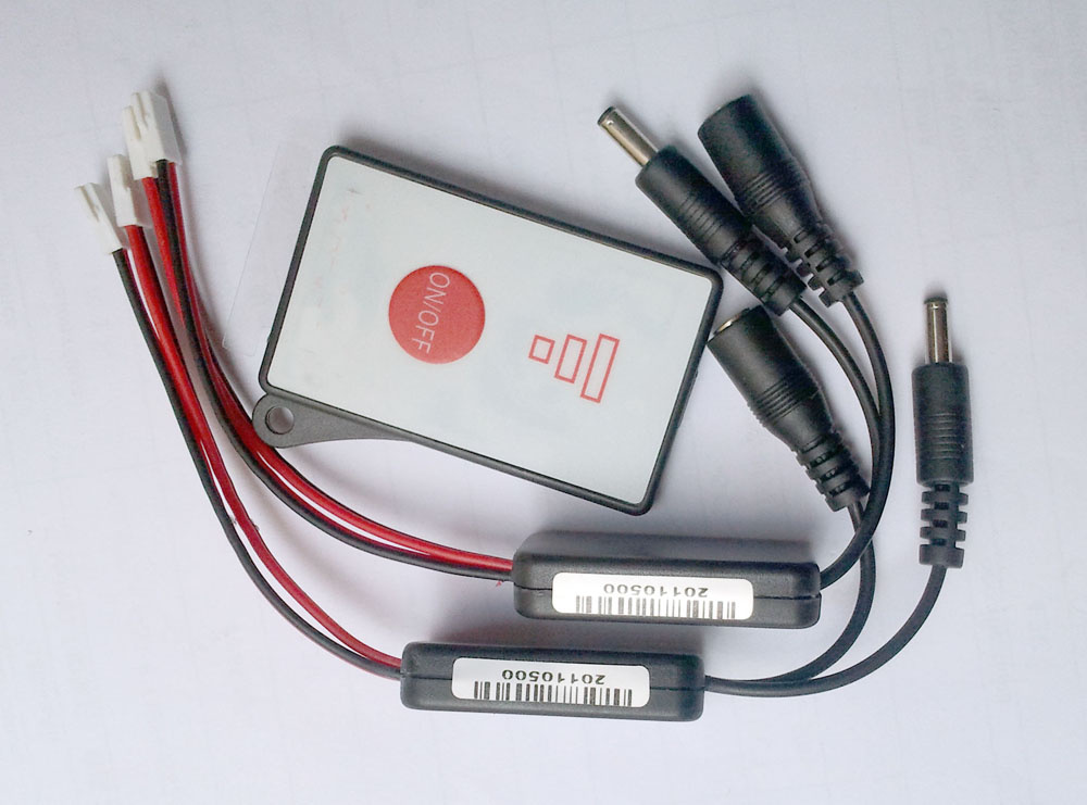 Ski Boot Remote Control Heating System Battery Pack, Charger, Remote Control