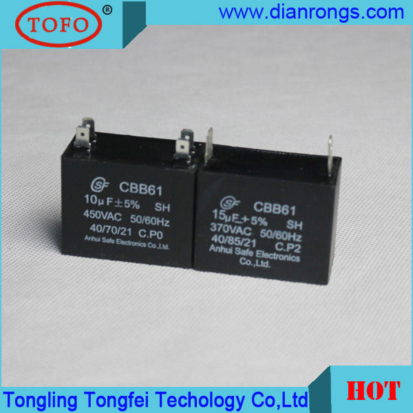 1.5mfd Good Quality Capacitor Fan Capacitor Cbb61capacitor