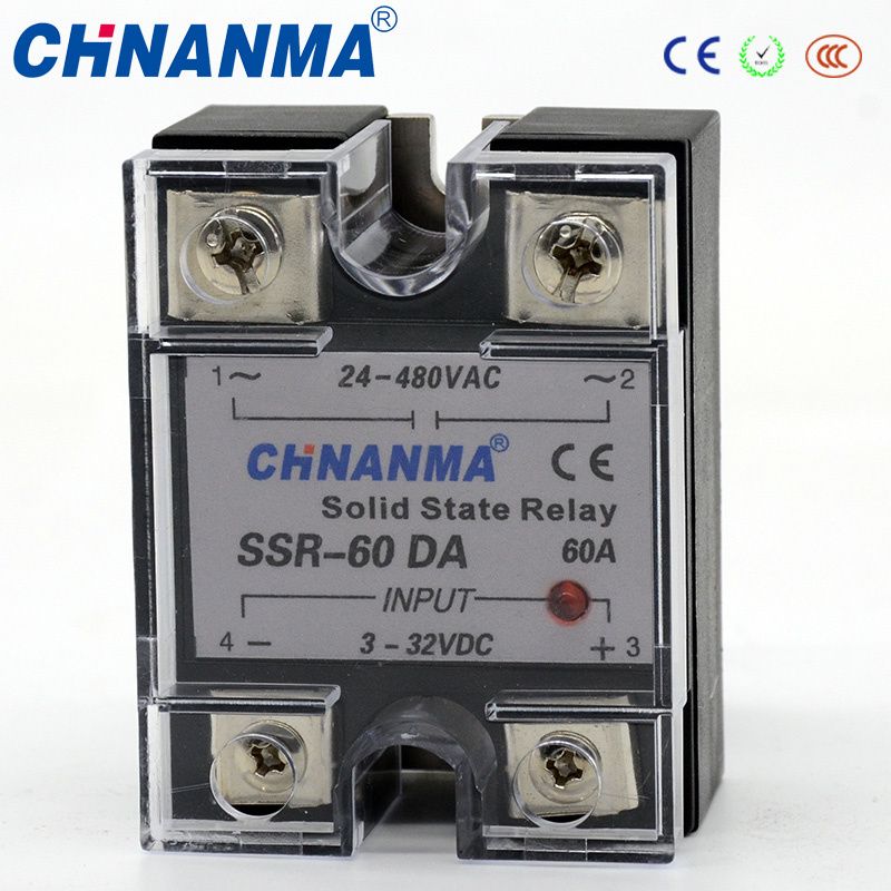 SSR-25dd DC 3-32V to DC 5-60V Single Phase DC-DC SSR