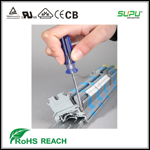 DIN- Rail PCB Screw Terminal Block