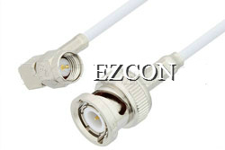 SMA Male Right Angle to BNC Male Cable