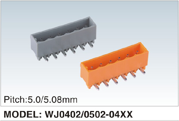 New Developing Mcs Terminal Block (WJ0402/0502-04XX-5.0/5.08mm)