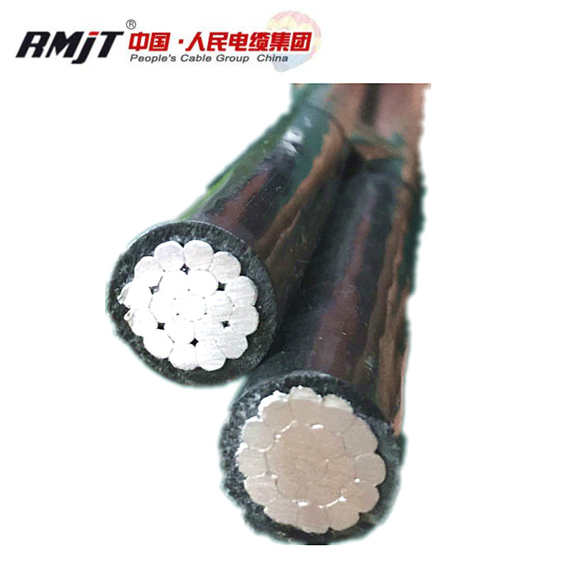 Duplex AAC Conductor PVC Insulated ABC Electric Cable and Wire