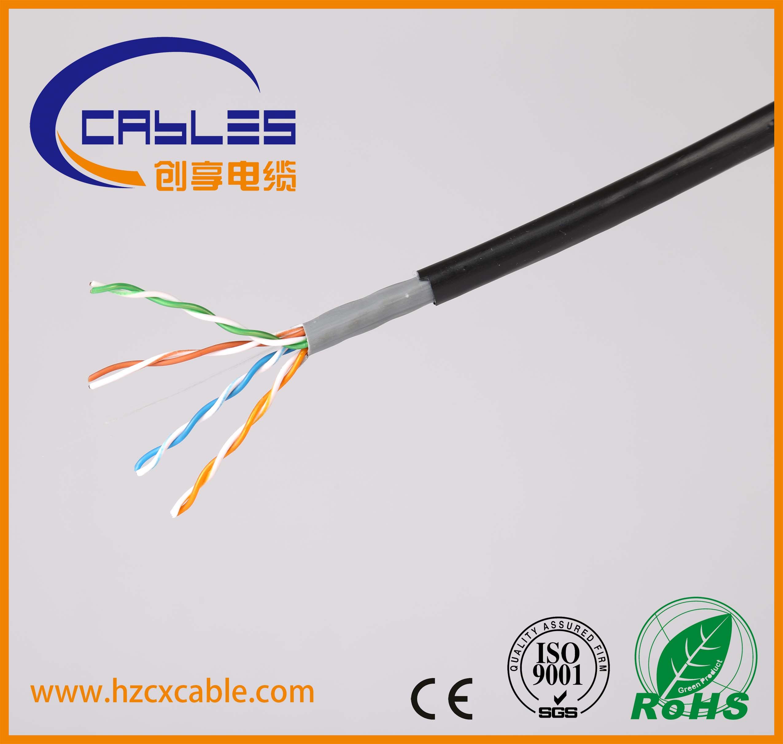 UTP/FTP/SFTP Cat5e LAN Cable/Network Cable with Cu/CCA/CCS