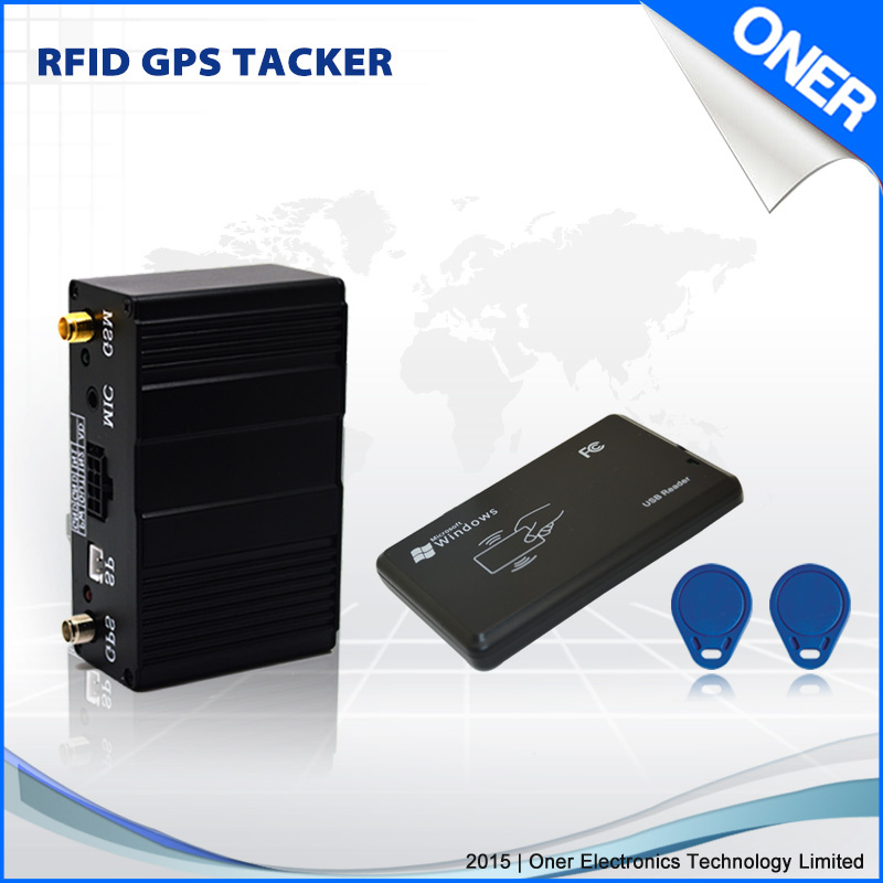 Certified GPS Tracker with RFID Reader for Company Bus Management